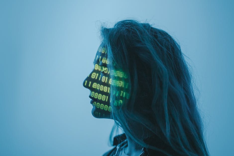 AI security concept with digital code overlay representing cybersecurity certification topics