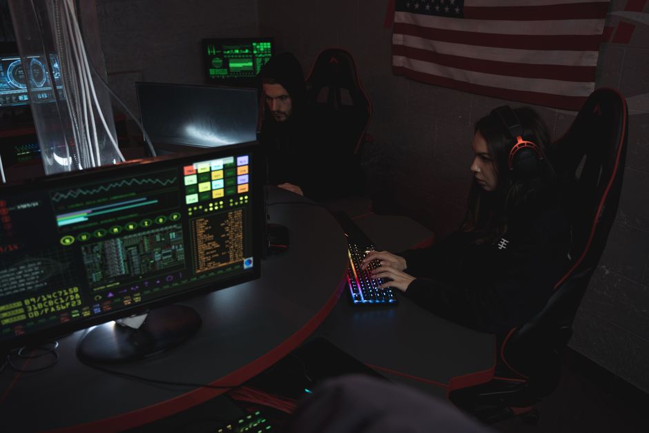 Cybersecurity analyst monitoring security operations in a SOC environment